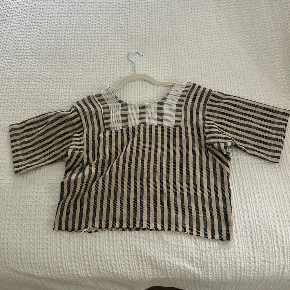 Ace & Jig Monochrome Striped Blouse